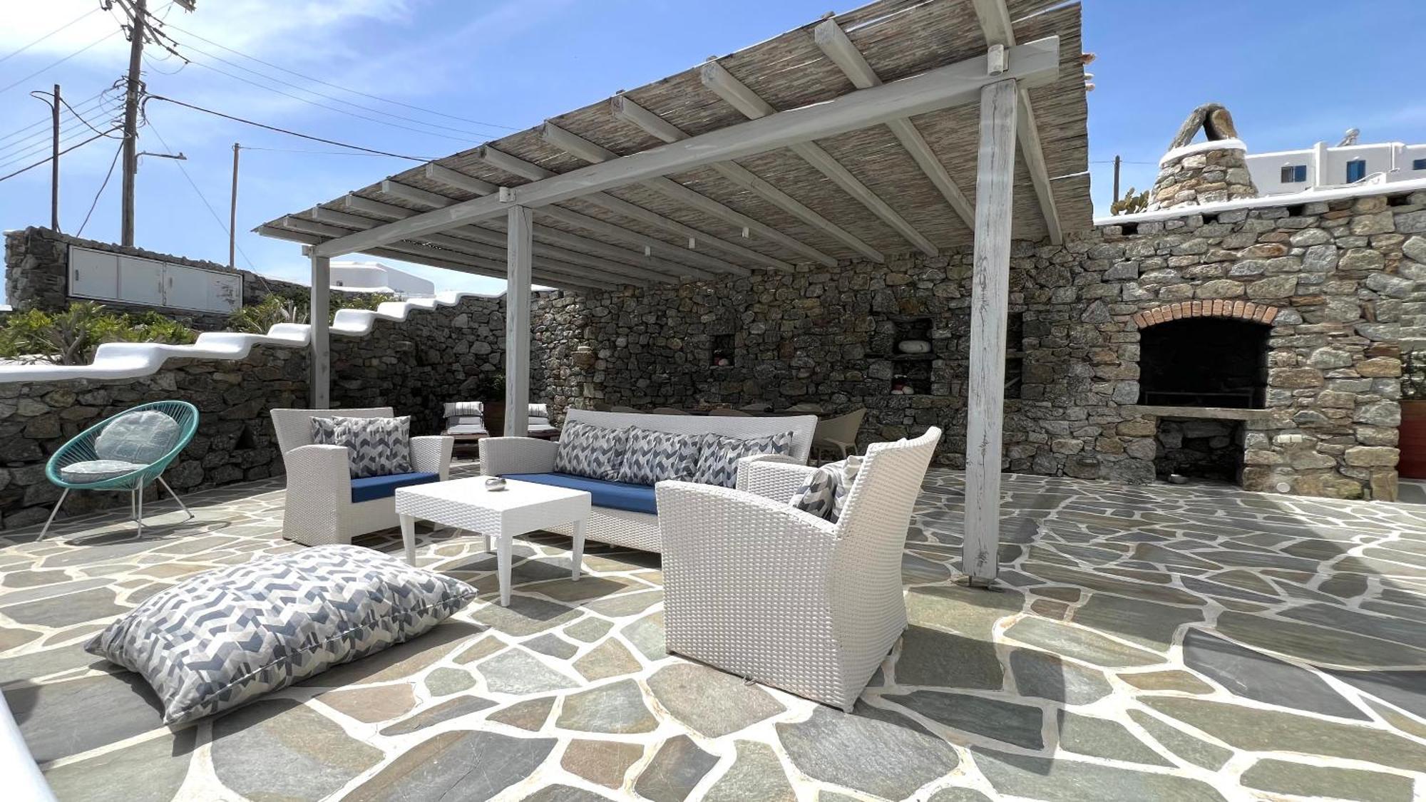Psarou Summer Villas Buitenkant foto